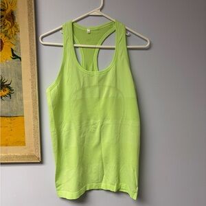 Lululemon Women's Lime Green Tank Top